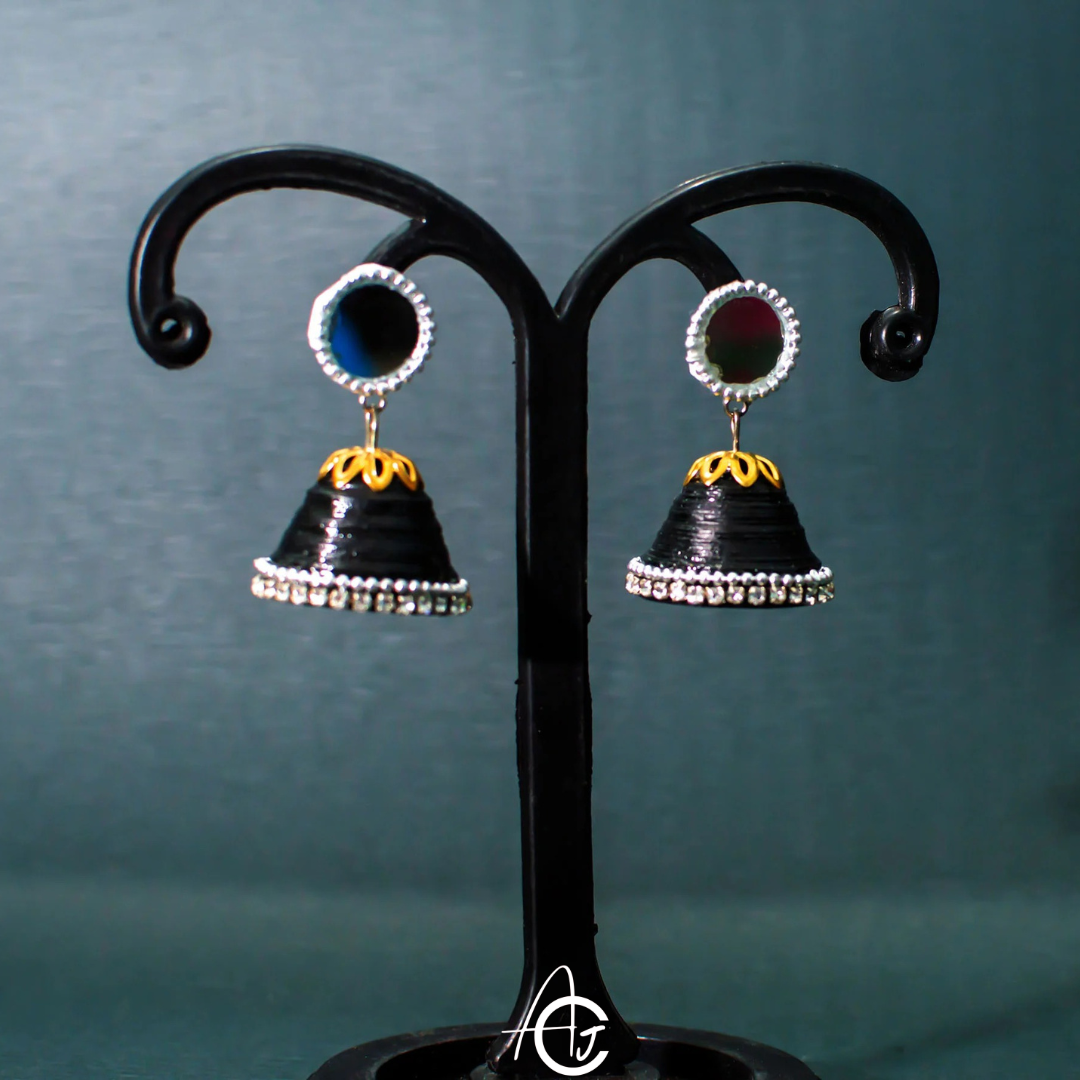 Statement Jhumka Earrings : Handmade