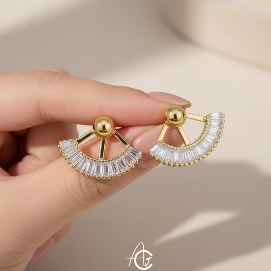 Minimalistic Crystal Earrings