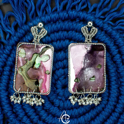 Fluid Earrings : Handmade