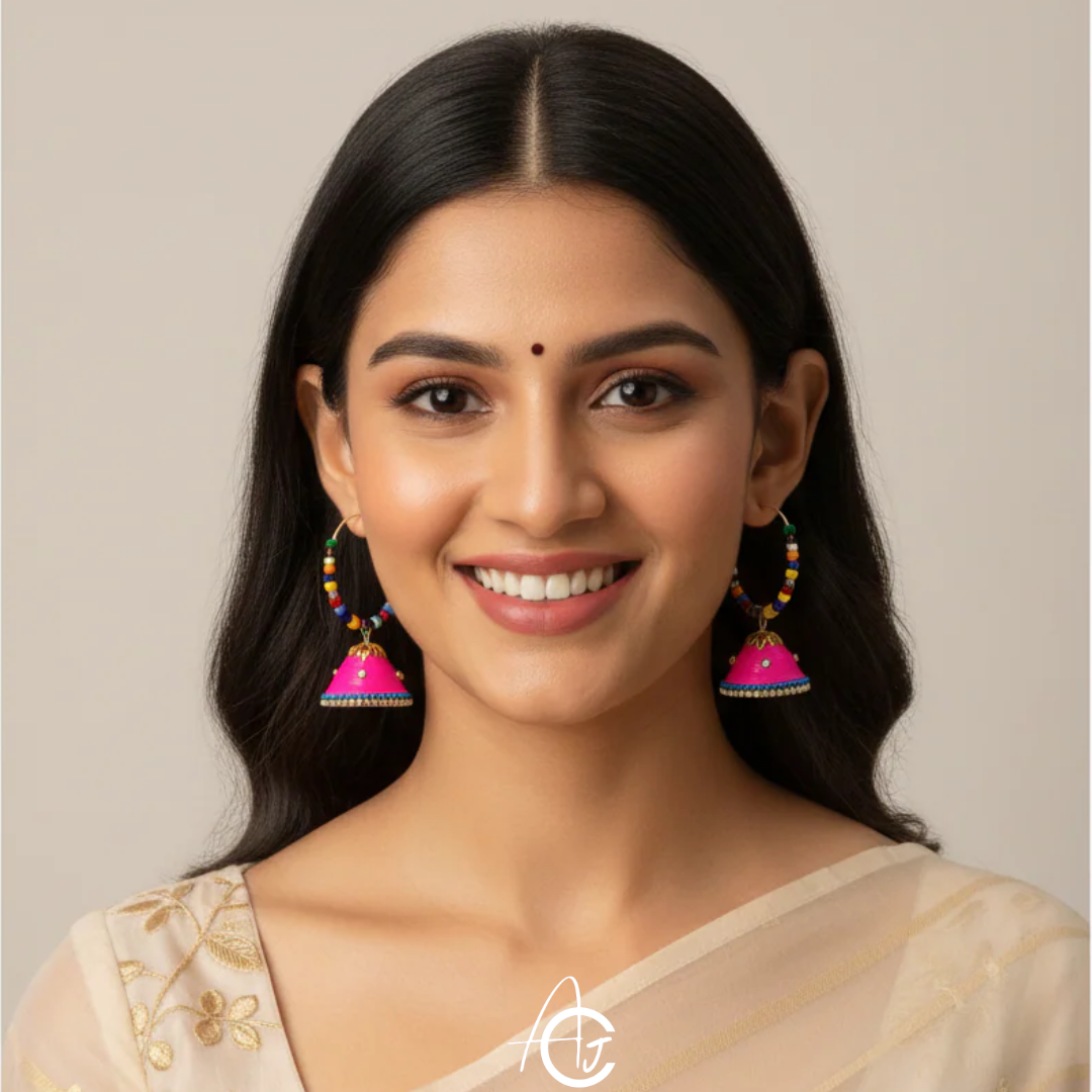 Satement Jhumka : Handmade