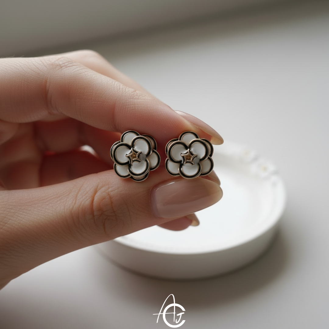 Flower Bling Earrings