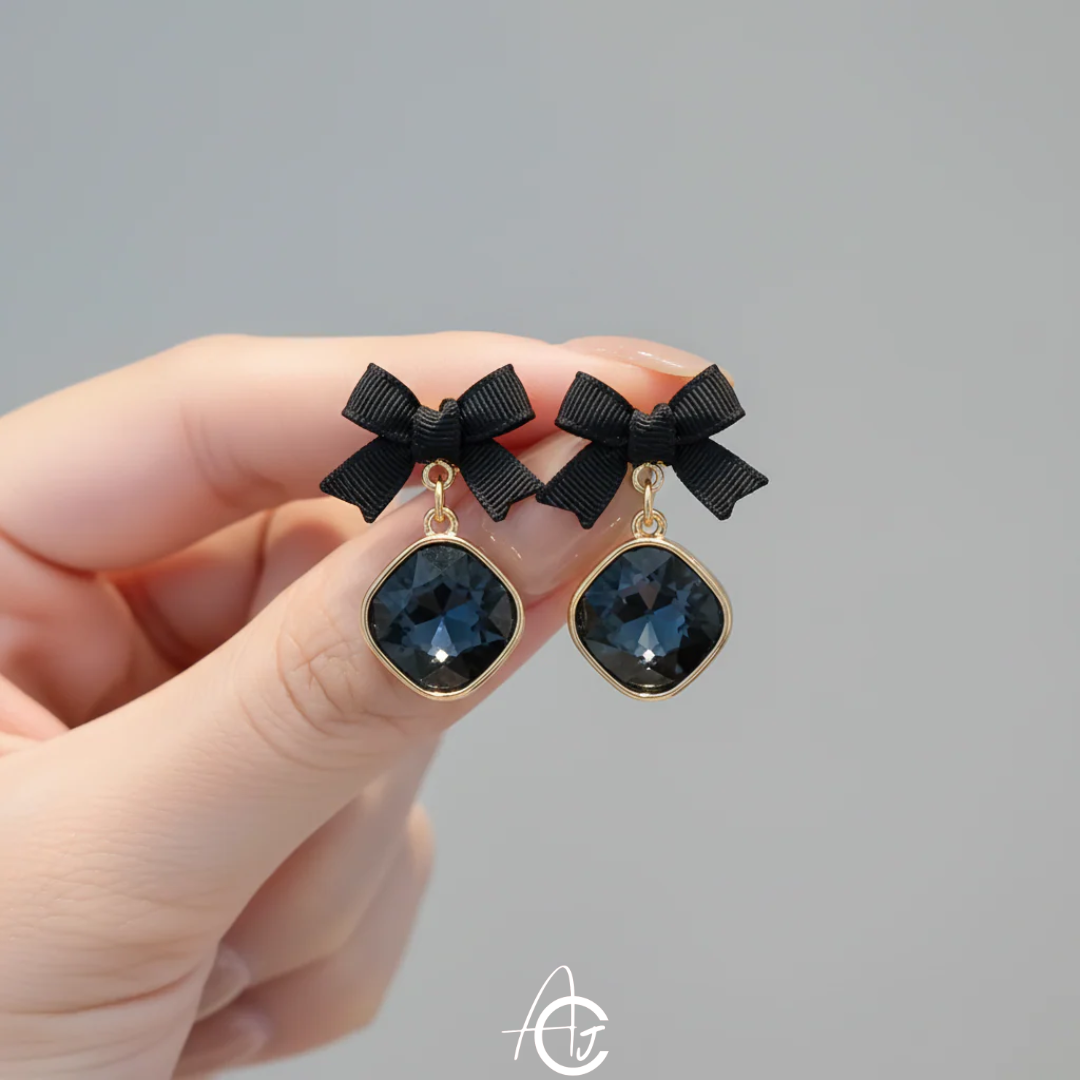 Bling Bow Earrings