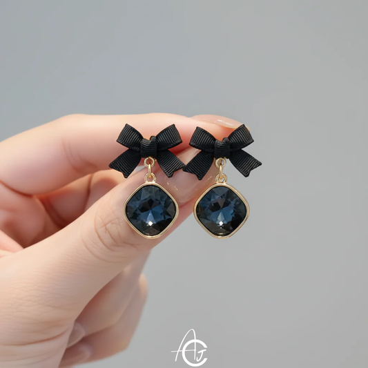 Bling Bow Earrings