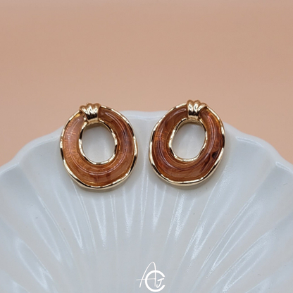 Semi Precious Stone Earrings