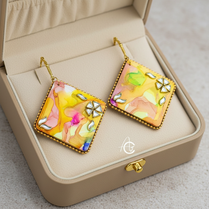 Fluid Earrings : Handmade