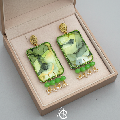 Fluid Earrings : Handmade