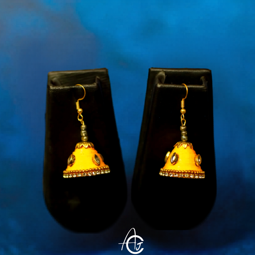 Statement  Jhumka : Handmade