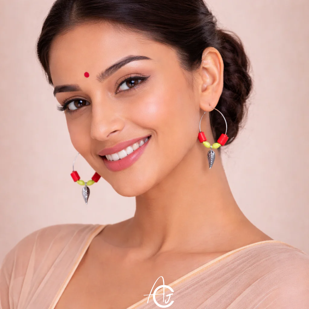 Statement  Earrings : Handmade