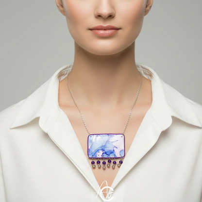 Fluid Necklace : Handmade