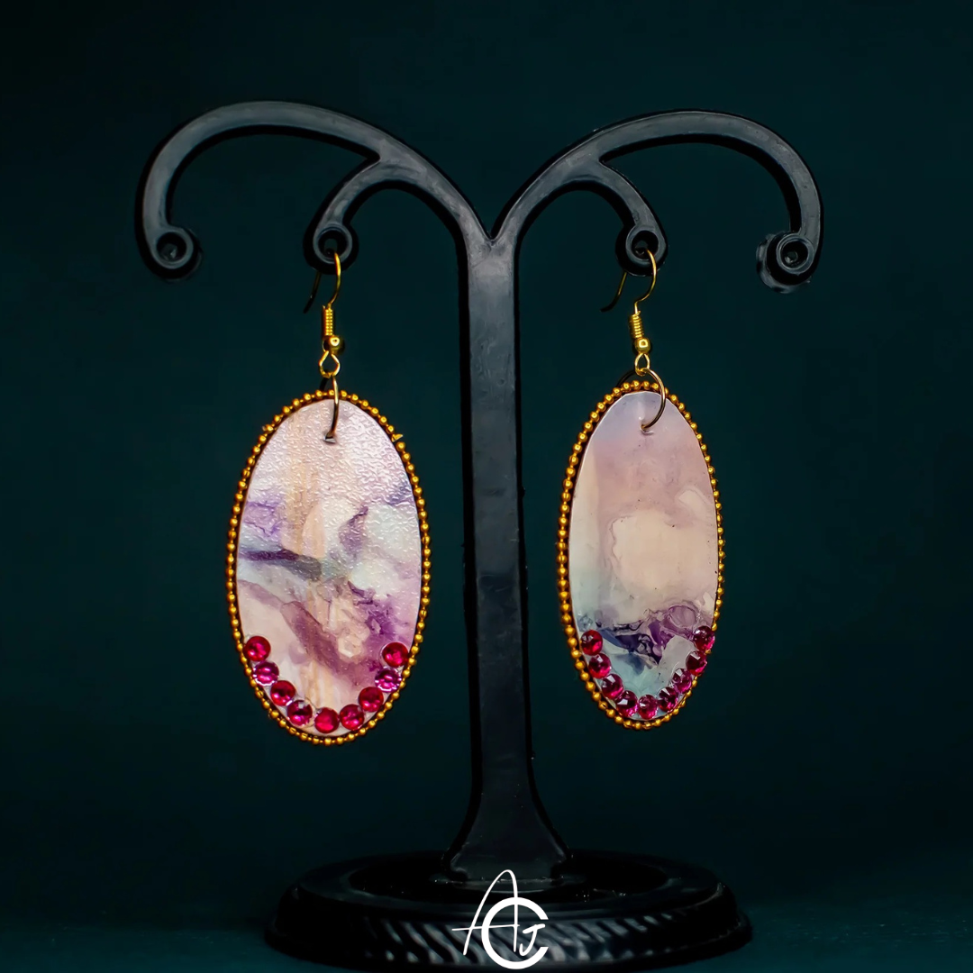 Fluid Earrings : Handmade