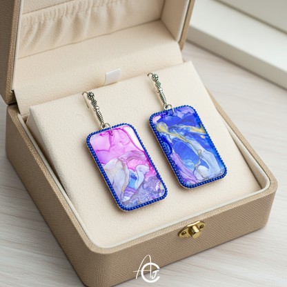 Fluid Earrings : Handmade