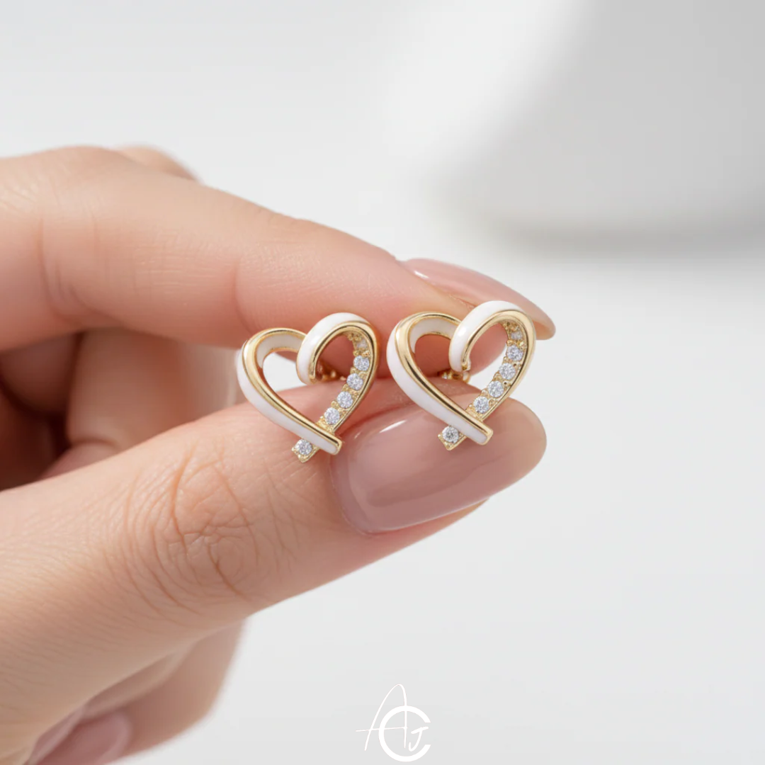 Heart Bling Earrings