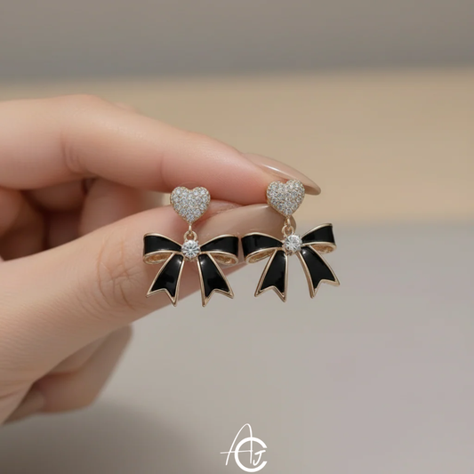 Bling Bow Earrings