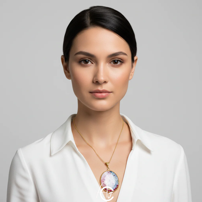 Fluid Necklace : Handmade