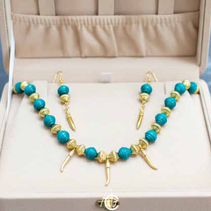 Beads Necklace Set : Handmade