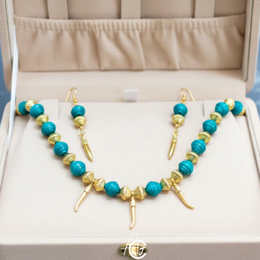 Beads Necklace Set : Handmade