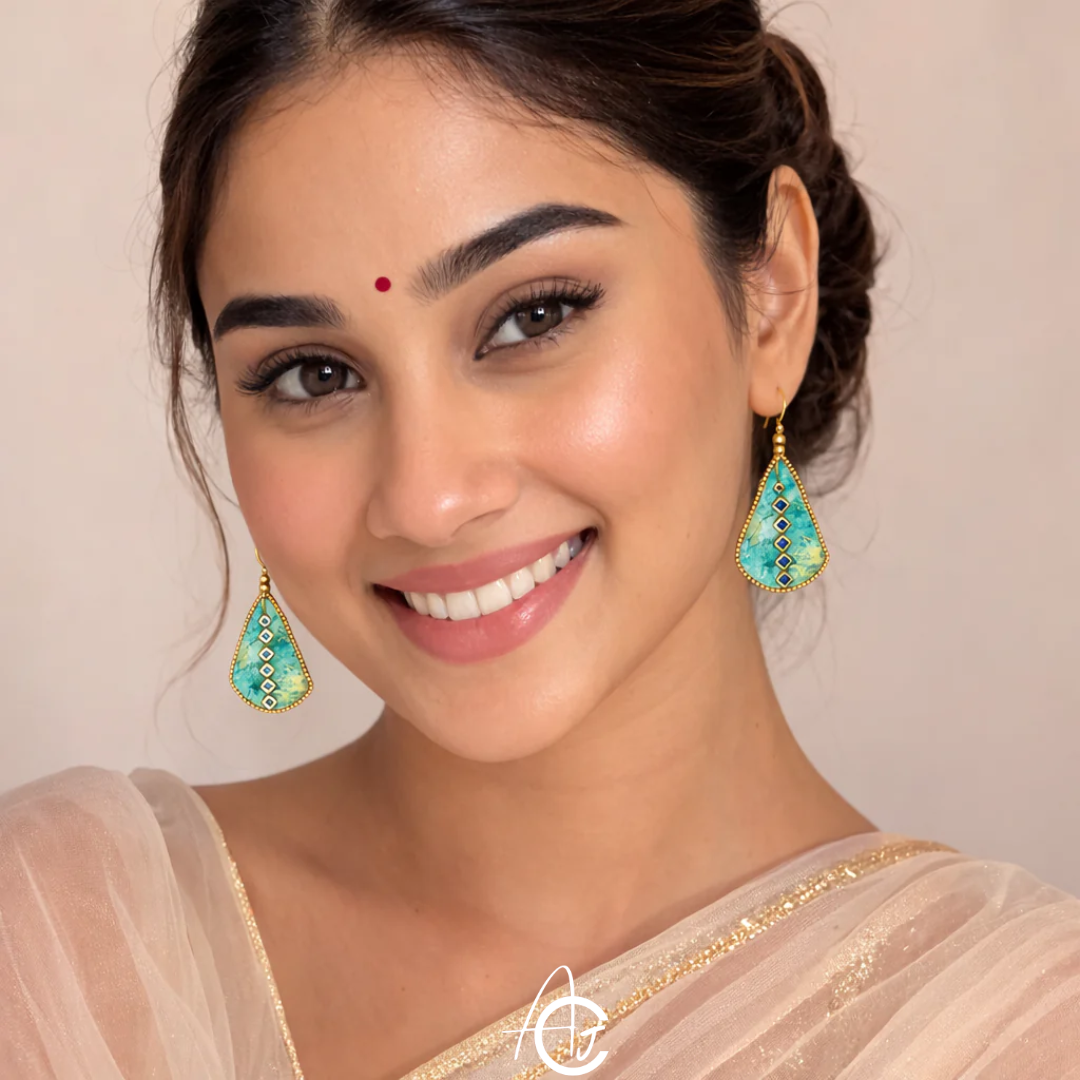 Fluid Earrings : Handmade