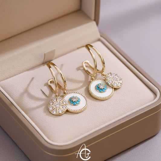 Pretty Evil Eye Earrings