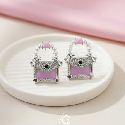 Pretty Purse Earrings
