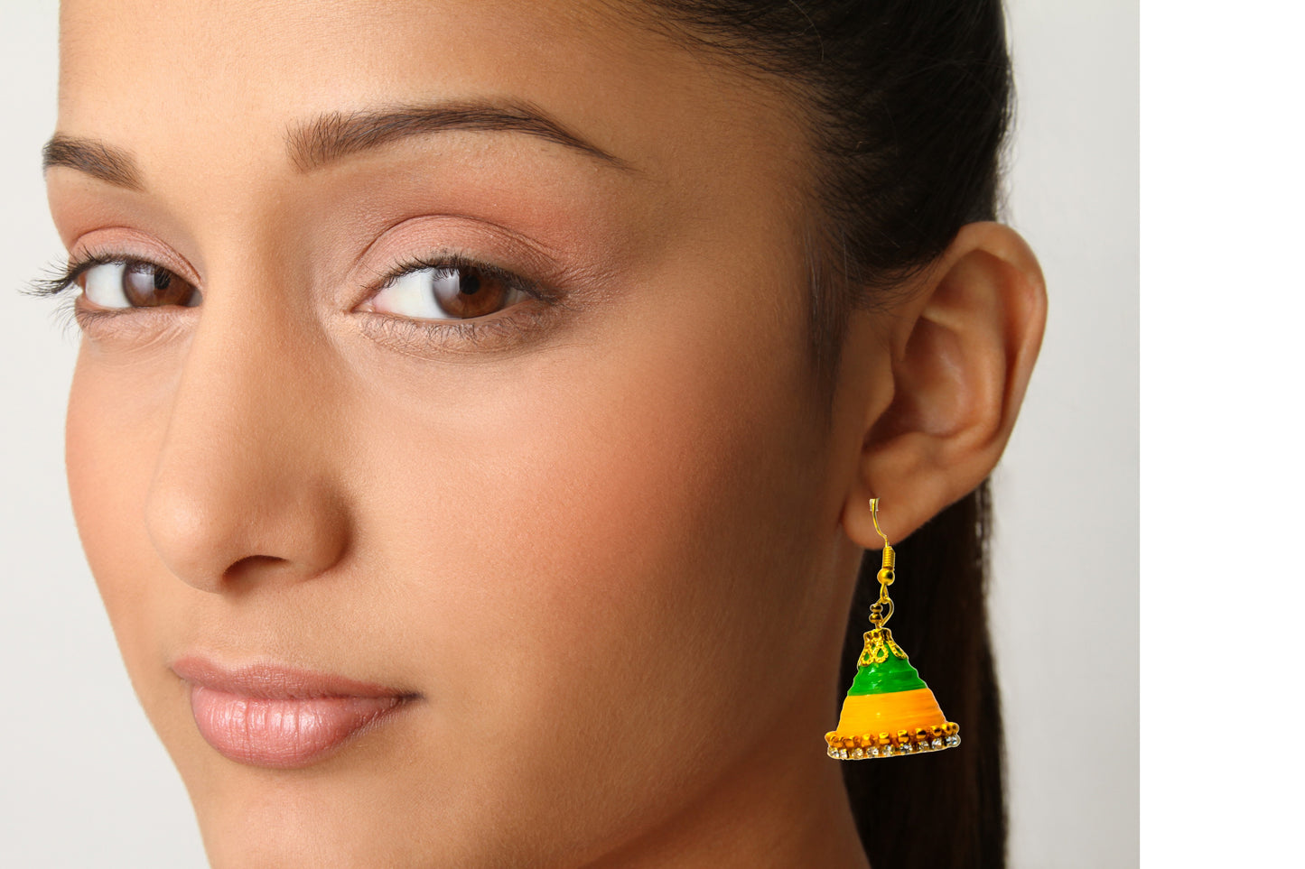 Aadyaa Jhumka Earrings : Handmade