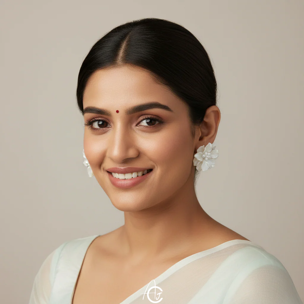 Flower Statement Earrings