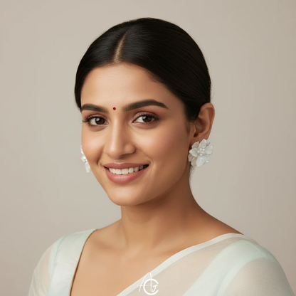 Flower Statement Earrings