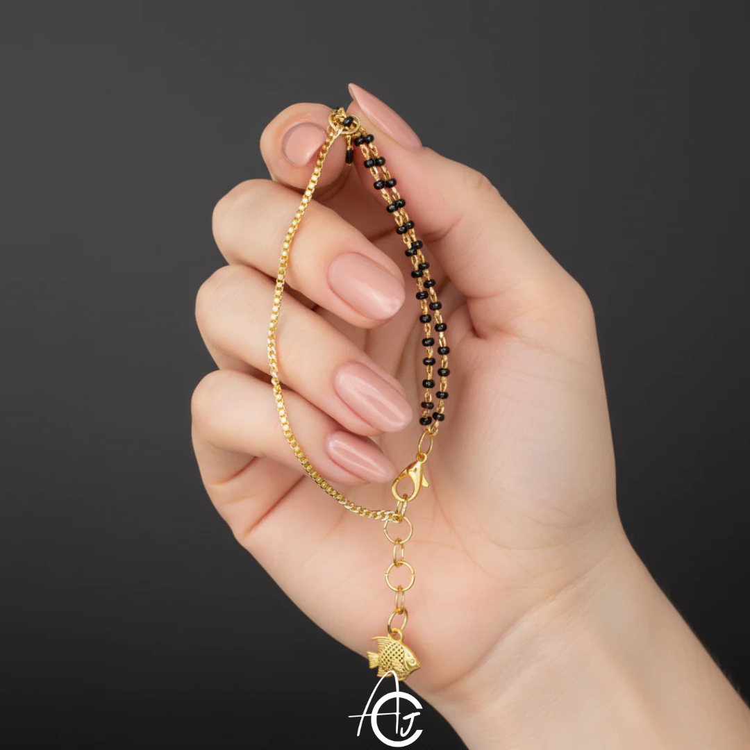 Reena Mangalsutra Bracelet : Handmade