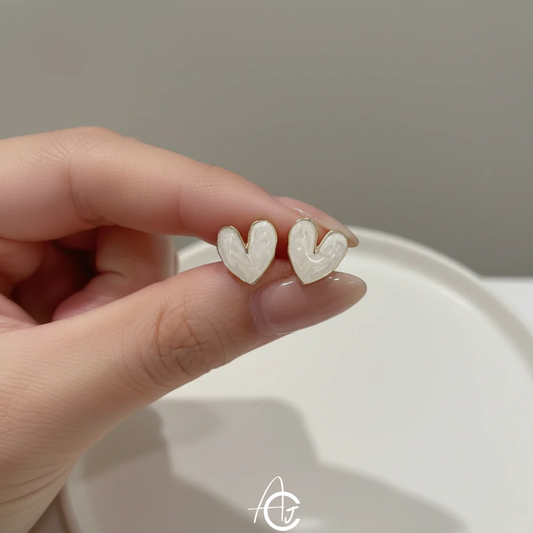 Shiney Heart Earrings