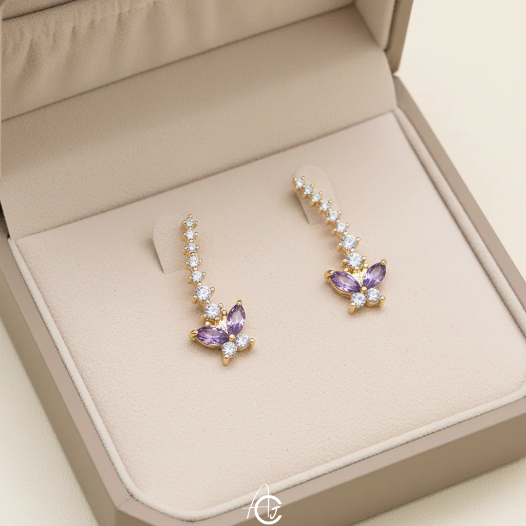 Butterfly Bling Earrings