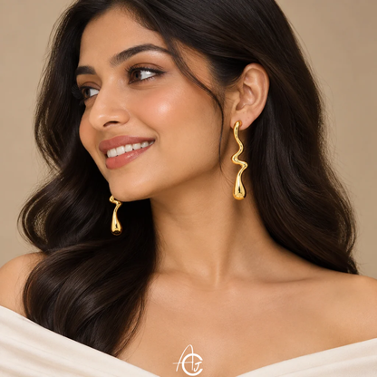Modern Drop Earrings