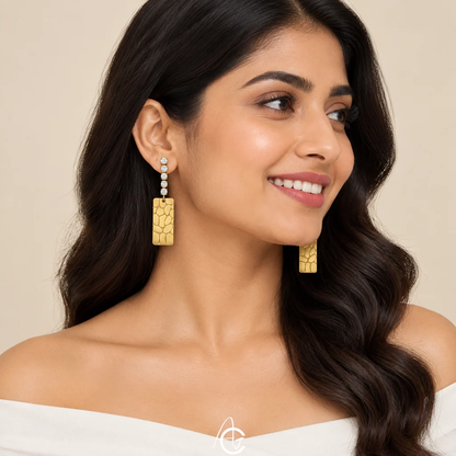Diamond Drop Earrings