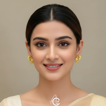 Flower Yellow Earrings
