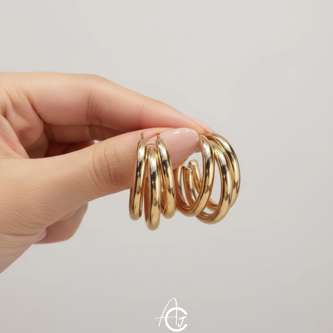 Bling Hoop Earrings