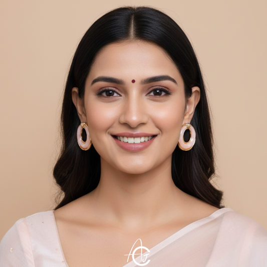 Semi Precious Stone Earrings