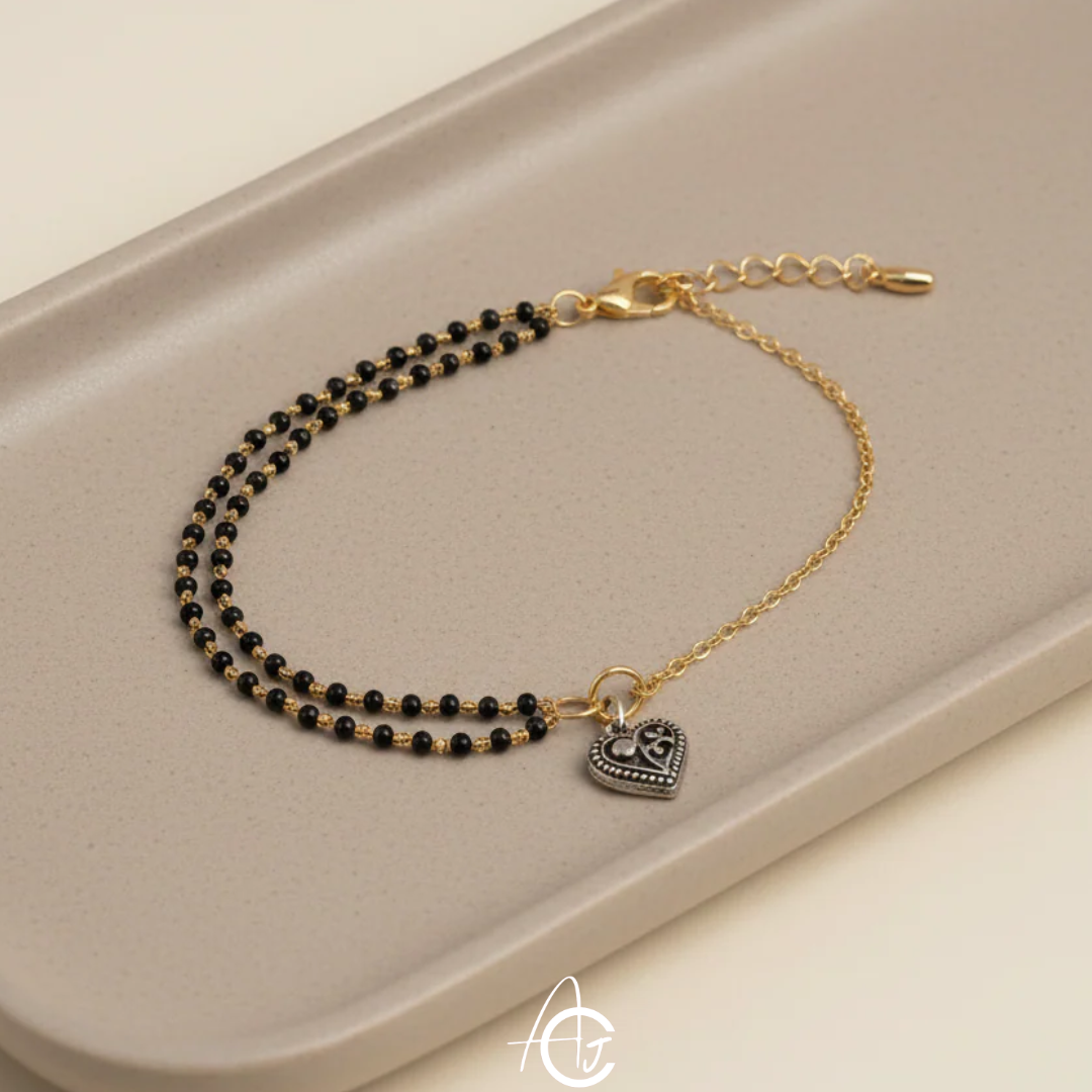 Raveena Mangalsutra Bracelet : Handmade