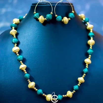 Beads necklace set : Handmade