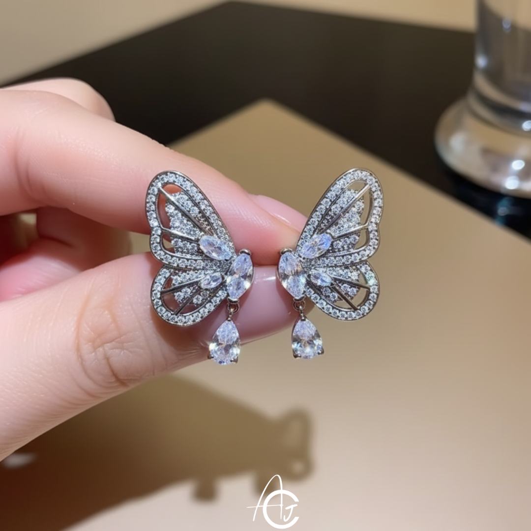Butterfly Drop Earrings