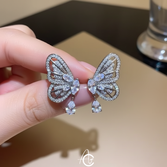 Butterfly Drop Earrings