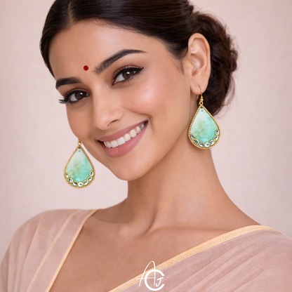 Fluid Earrings : Handmade