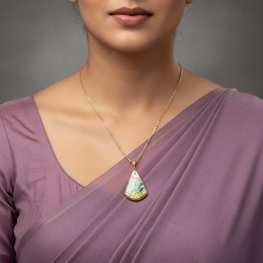 Fluid Necklace : Handmade