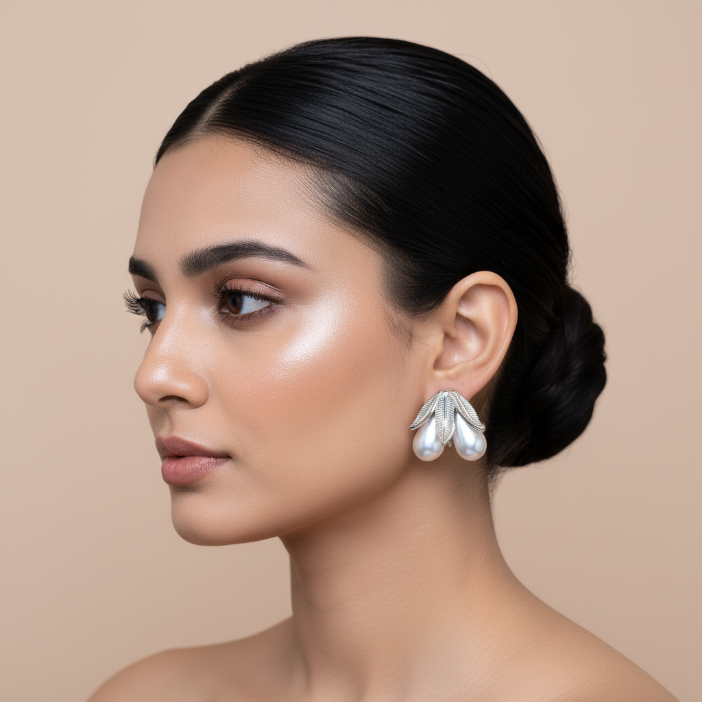 Hanging Pearls Earrings