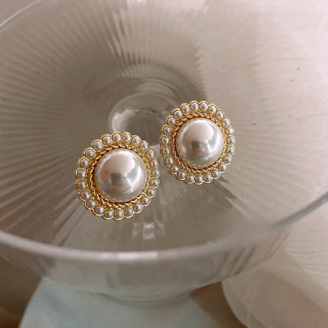 Pearl Statement Earrings