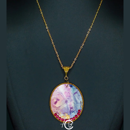 Fluid Necklace : Handmade