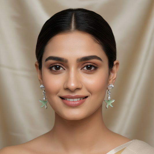 Star And Shell Earrings