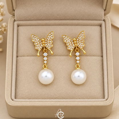 Butterfly Drop Earrings