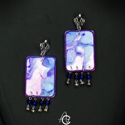 Fluid Earrings : Handmade