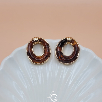 Semi Precious Stone Earrings