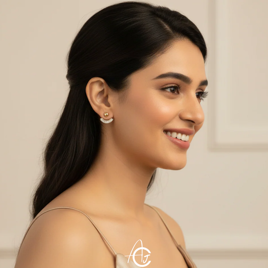 Minimalistic Crystal Earrings