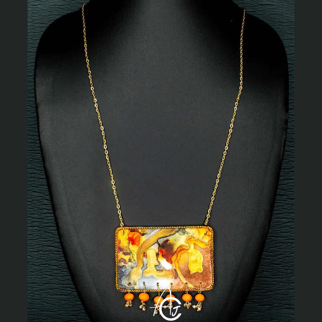 Fluid Necklace : Handmade