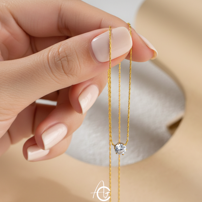 Solitaire Necklace